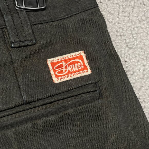 Deus Ex Machina Waxed Canvas Hunting Pants Mens Actual 31x30 Olive Brown Moto - Picture 11 of 16